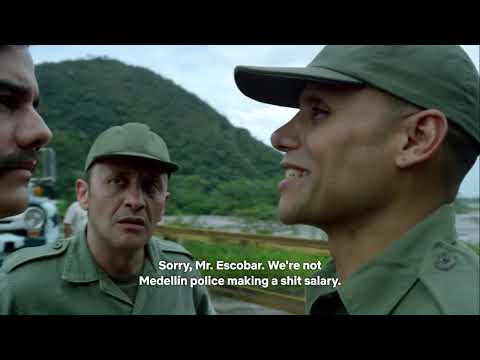 NARCOS PABLO ESCOBAR  PLATA O PLOMO SCENE FULL HD (English Subtitles)