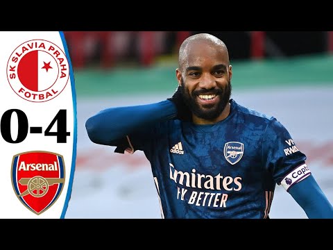 Slavia Prague vs Arsenal 0-4 All Goals & Highlights 15/04/2021 HD