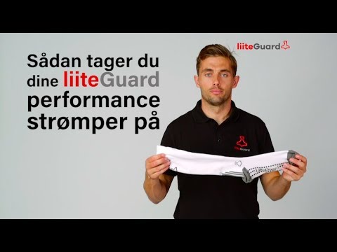 Sådan tager du dine Liiteguard strømper på
