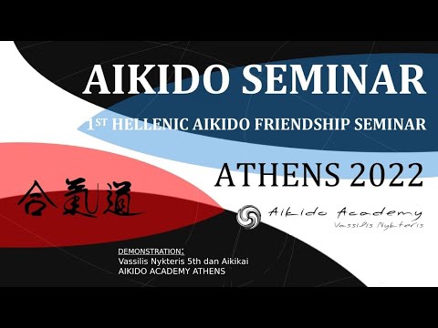 1st Aikido Friendship Festival Demonstration - Vassilis Nykteris 5th dan Aikikai, Aikido Academy