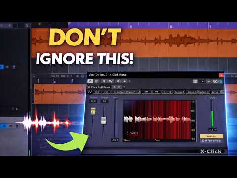 Vocalからクリックノイズを除去 | Waves X Click