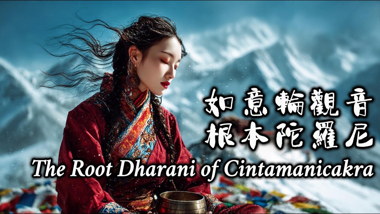 Healing Tibetan Music | Cintamani-cakra Avalokiteshvara Root Dharani 如意輪觀音根本陀羅尼: Bring Happiness