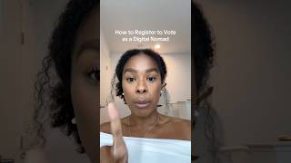 How to Vote as a Digital Nomad🇺🇸 #registertovote #2024elections