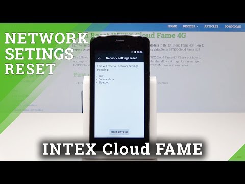 How to Reset Network Settings in INTEX Cloud FAME 4G - Restore Network Configuration