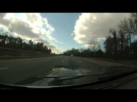 Homemade Gopro Dashboard Clamp Test Run (Time Lapse)
