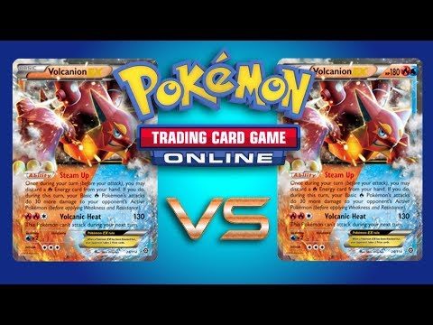 Volcanion EX vs Volcanion EX - Pokemon TCGO Gameplay - Crazy Sweep!
