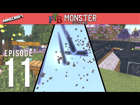 FTB Monster - Episode 11: Bee Base, Meteors & Smeltery Centre!