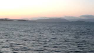 preview picture of video 'Norway fjords from ferry near Stavanger'