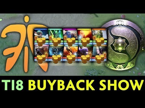 БАЙБЕК всей команды — матч на вылет TI8 Fnatic vs Serenity