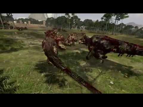 15 Feral Stegadons VS 7 Carnosaurs | Total War: Warhammer 2