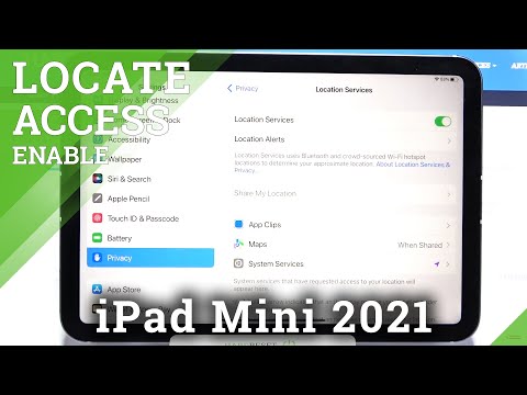 How to Activate Location on iPad mini (2021) - Turn On Geolocation on iOS
