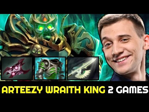 ARTEEZY trying OLD META Wraith King — First Item Armlet of Mordiggian 7.28 Dota 2