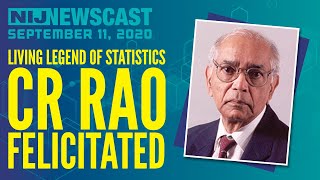 LIVING LEGEND OF STATISTICS - CR RAO FELICITATED