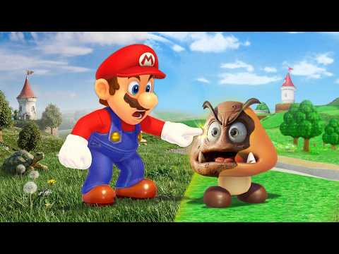 Mario Odyssey, but everything I touch turns REALISTIC