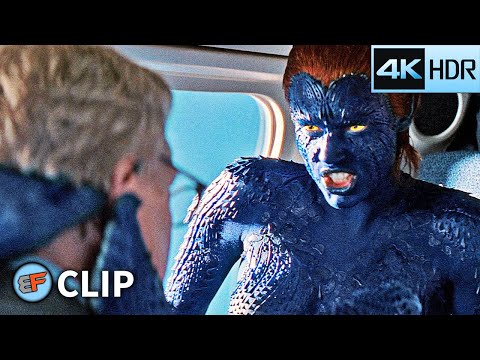Mystique Abducts Senator Kelly - Helicopter Scene | X-Men (2000) 4K HDR Movie Clip