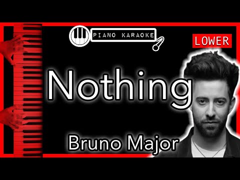 Nothing (LOWER -3) - Bruno Major - Piano Karaoke Instrumental