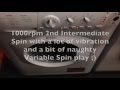 Hotpoint WML520 P Aquarius 1200rpm Test BHF
