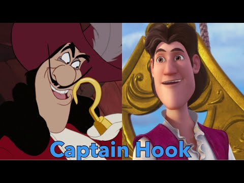 Captain Hook - Movie Evolution (1953 - 2014) The Pirate Fairy