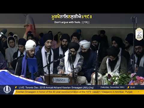 061 Toronto Dec. 2018 - Saturday AM - Bhai Sarabpreet Singh Jee Montreal