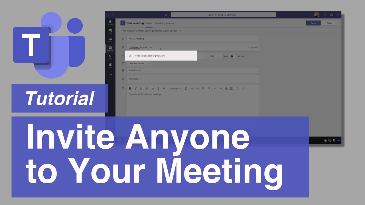 Microsoft Teams | Invite Anyone from Outside of Your Organisation to your Meeting