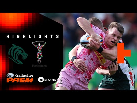 SENSATIONAL COMEBACK! 😮‍💨 | Leicester Tigers vs Harlequins | Gallagher PREM Rugby Highlights