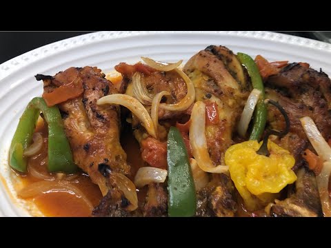 How to make Haitian style baked chicken ( Koman ouka fè yon Poul anba fou)