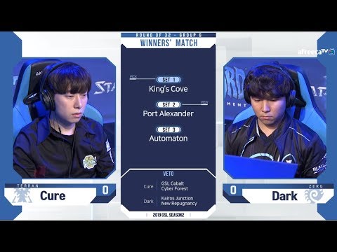 [2019 GSL S2] Ro.32 Group G Match3 Dark vs Cure