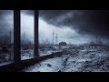 Nuclear Winter Ambience Sounds Howling Windy Snow Storm Post Apocalypse White Noise 12 Hr 4K