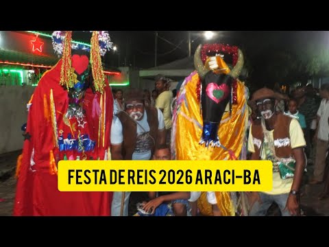 Como foi a festa de Reis 2026 com os bois janeiro em Araci-Bahia 