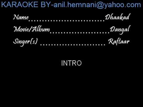 Dhaakad karoake with lyrics