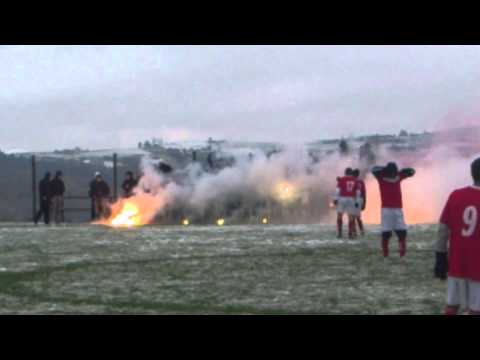 Orzeł Ptaszkowa oprawa meczowa