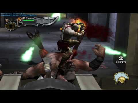 GOD OF WAR 1 remastered PS2 Boss Fight walkthrough Game Part #4 PCSX2 (NoCopyRight)