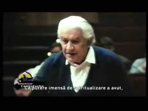 Sergiu Celibidache - Repetitii cu Simfonia a IX-a de Beethoven (cu subtitrare)