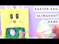 Easter Crafts Easter Egg Bunny Slingshot Game MBM Craft Challenge