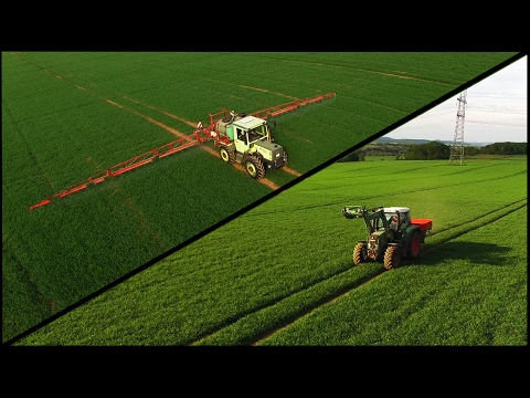 Harnstoff Streuen 2016 | Fendt 415 Vario TMS & Rauch AXIS