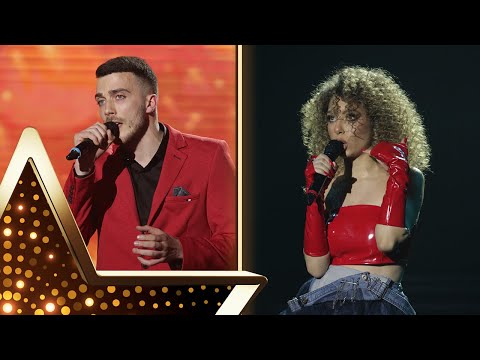 Aleksa Lalovic i Sara Simeunovic - Splet pesama - (live) - ZG - 22/23 - 22.04.2023. EM 25