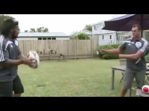 All Blacks retro trick shots