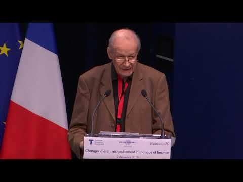 Conférence Changer d'ère - Allocution de Michel Aglietta