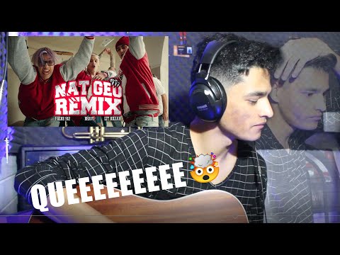 MÚSICO REACCIONA a NAT GEO RMX - Falke 912, Bhavi Ft. LIT Killah || Con guitarra (Acordes)
