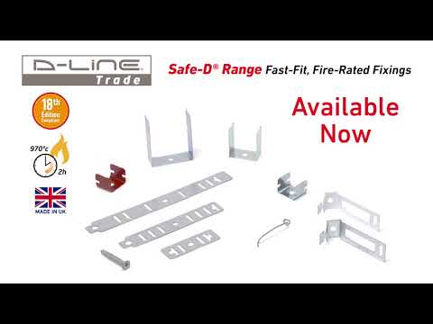 D-Line Safe D Fire Cable Clip - Full Range Promo (UK)