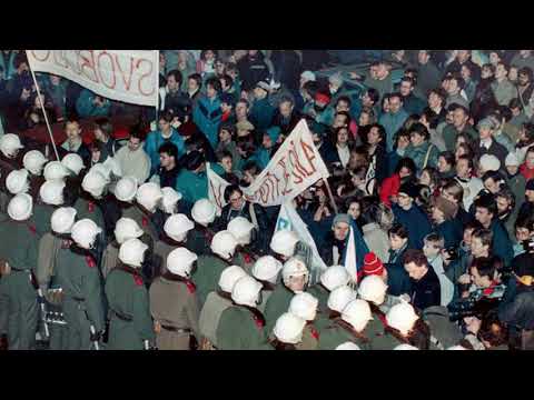 Zásah na Národní třídě 17. listopadu 1989