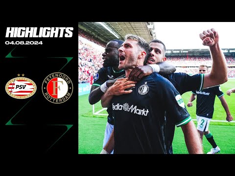 FIRST MATCH, FIRST TROPHY 🏆 | Highlights PSV - Feyenoord | Johan Cruijff Schaal 2024