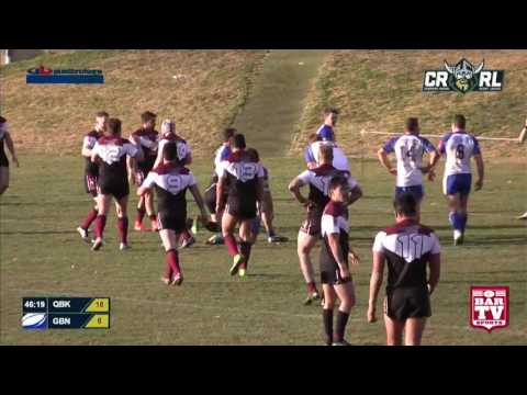 2017 Canberra RL Round 14 1st Grade Highlights - Queanbeyan Kangaroos v Gouldburn Workers