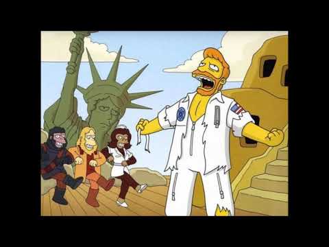 The Simpsons: Monkeys and Troy Mcclure - Dr. Zaius