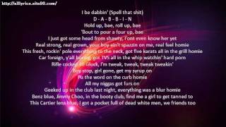 B O B Tweakin Lyrics