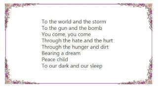 Indigo Girls - Peace Child Lyrics