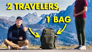 Sharing ONE backpack for a two-week trip