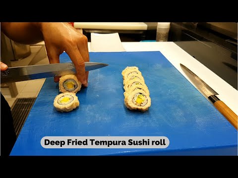 Fried Sushi Roll Recipe II Easy Super Delicious Deep Fried Salmon Sushi II Tempura Sushi