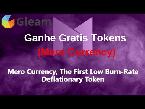 Mero Currency - Ganhe Gratis Tokens (MRO) Token Deflacionario "Ja Listado"