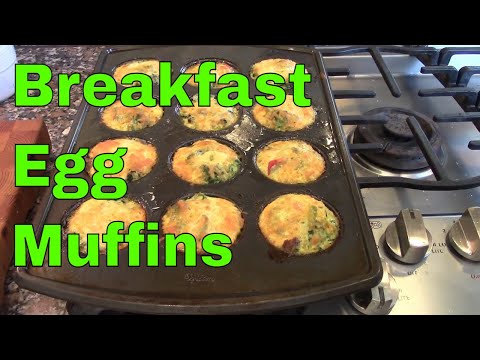 Breakfast Egg Muffins Recipe - Microwave Egg Muffins